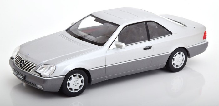 Macheta Mercedes 600 SEC (C140) 1992 silver - KK Scale 1/18
