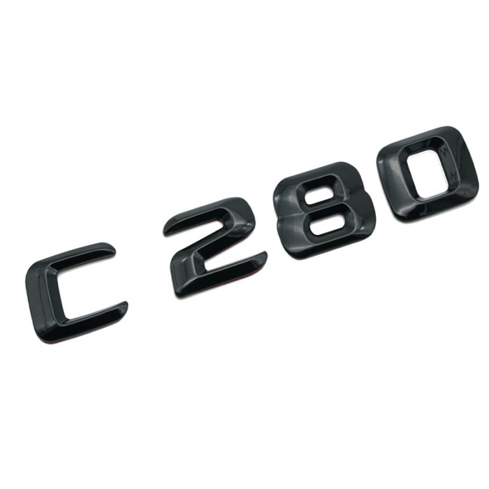 Emblema C 280 Negru, pentru spate portbagaj Mercedes