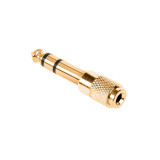 ADAPTOR JACK 6.3 TATA-3.5 MAMA GOLD