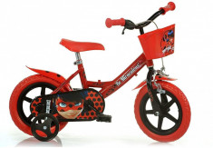 Bicicleta copii 12&amp;#039;&amp;#039; MIRACULOS-BUBURUZA PlayLearn Toys foto