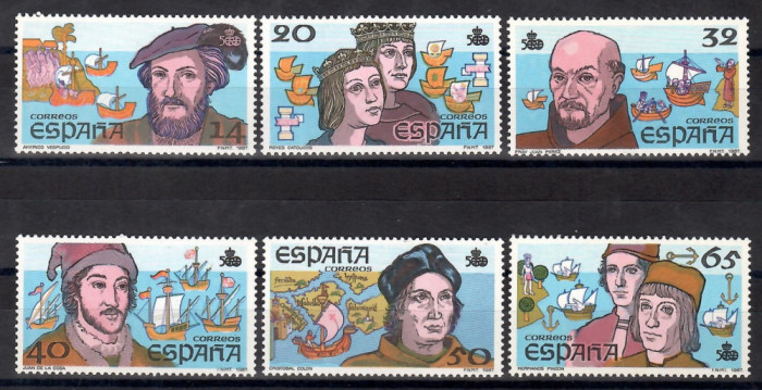 Spania 1987 - Aniversarea a 500 de ani de la descoperirea Americii, MNH