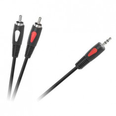 Cablu 3.5 tata-2rca 10m eco-line cabletech