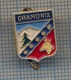 AX 656 INSIGNA -CHAMONIX -MONT-BLANC-ORAS IN FRANTA DECLARAT MECCA ALPINISMULUI foto