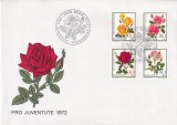 FILATELIE TEMATICA - PLIC ELVETIA TEMATICA FLORA FLORI, Stampilat