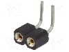 Conector 2 pini, seria {{Serie conector}}, pas pini 2.54mm, CONNFLY - DS1002-01-1*2R13