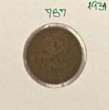 757 Uniunea Sovietica URSS Soviet Union Russia 5 Kopecks copeici 1931 Y#94