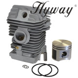 Kit cilindru drujba compatibil Stihl MS 230, 023 Hyway &Oslash; 40 mm (Piston placat
