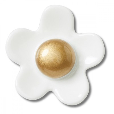 Jibbitz Crocs White Daisy with Gold Center foto