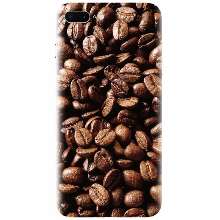 Husa silicon pentru Apple Iphone 8 Plus, Coffee Beans