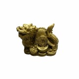 Cumpara ieftin Dragon auriu cu ba gua si broasca norocoasa