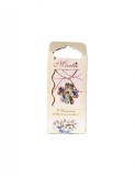 Martisor tip brosa cu model trifoi cu pietricele colorate pentru 1 si 8 martie