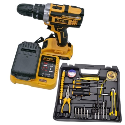 Set Bormasina Fara Fir APF&amp;reg; cu 2x36V Baterii Reincarcabile Litiu , Cutie de Transport si depozitare si Accesorii foto