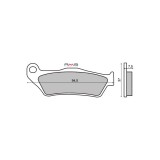 MBS Placute frana KTM EXC/SX/SX-F fata MCB648, Cod Produs: 225100430RM