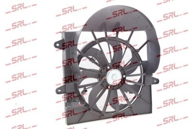 Ventilator radiator Jeep Grand Cherokee 05-10, motor: 3.7 V6, 4.7 V8, cu pre-resistor, 470 mm; 3 pini, SRLine, 55037969AB foto