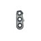 Geam Camera Samsung Galaxy S23 FE, S711 Negru