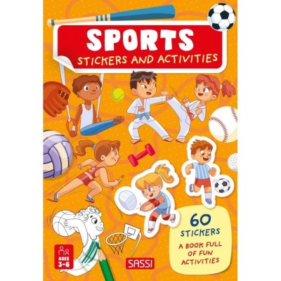 Carte de activitati cu abtibilduri - Ora de sport foto