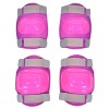 Set Protectie Copii Fucsia, Genunchiere si Cotiere, Plastic/Neopren, Accesorii Trotineta/Bicicleta