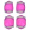 Set Echipament de Protecție, Genunchiere și Cotiere, 4 Piese, Fucsia
