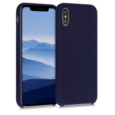 Husa pentru Apple iPhone X/iPhone XS, Silicon, Albastru, 42495.182 foto