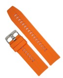 Cumpara ieftin Curea SmartWatch Orange din Silicon &ndash; 20/22 mm &ndash; Textură Mată &ndash; Cataramă Inox &ndash;