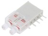 LED Roșu 2,9mm 20mA 50&deg;