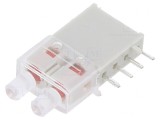 LED Roșu 2,9mm 20mA 50&deg;