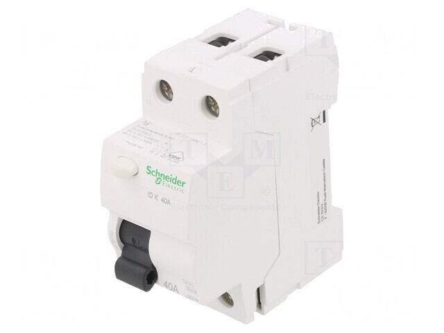 &Icirc;ntrerupător diferențial 40A 30mA 2P 400V