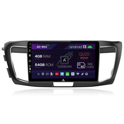 Navigatie Honda ACCORD 9 (2013-2017), Android 13, A-Octacore 4GB RAM + 64GB ROM, 10.1 Inch - AD-BGA10004+AD-BGRKIT002 foto
