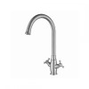 Baterie Bucatarie Alessandro DESIGN, Inox SUS304 Satinat, Pipa Fixa/Pivotanta, Monocomanda, Cartus Ceramic, YSQ/104