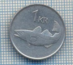 AX 289 MONEDA - ISLANDA - 1 KRONA -ANUL 1984 -STAREA CARE SE VEDE