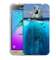 Husa Samsung Galaxy J3 si J3 2016 J320 Silicon Gel Tpu Model Subacvatic Cliff foto