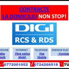 Contracte Digi la domiciliu,internet,cablu Tv,non stop(rcs,rds)