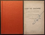 1924 COD DE ONOARE Rezolvarea Conflictelor pe cale Cavalereasca D. Iosif DUELUL