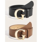 Cumpara ieftin Set 2 curele 100cm maro+negru - 966987