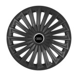 Set 4 capace roti Joy Negru R17 pentru gama auto Audi