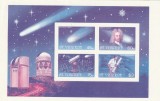 St.Vincent 1986 - Spatiu , Cometa Halley , Bloc 4 valori dantelate , MNH.Mi.932-935 Kb