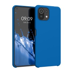 Husa Kwmobile pentru Xiaomi Mi 11 Lite 5G/11 Lite 5G NE, Silicon, Albastru, 54730.228 foto