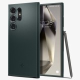 Husa pentru samsung galaxy s24 ultra, spigen thin fit, abyss green
