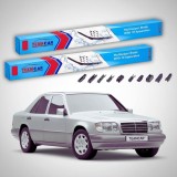 Cumpara ieftin Ștergătoare Mercedes-Benz Clasa E W124 1992-1995 | Set Față Flat &ndash; TeamCar&reg;