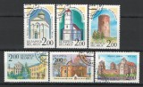 Belarus 1992 Mi 8/13 stampilat - Monumente (I)