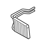 Radiator incalzire, KIA SOUL, 01.2019- motor 1,6/1,6 T_GDI; 2,0,