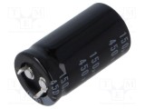 Condensator electrolitic NICHICON 150uF 450V SNAP-IN &Oslash;22x40mm