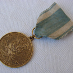 Medalie din argint masiv aurita - 1955 Suedia canotaj