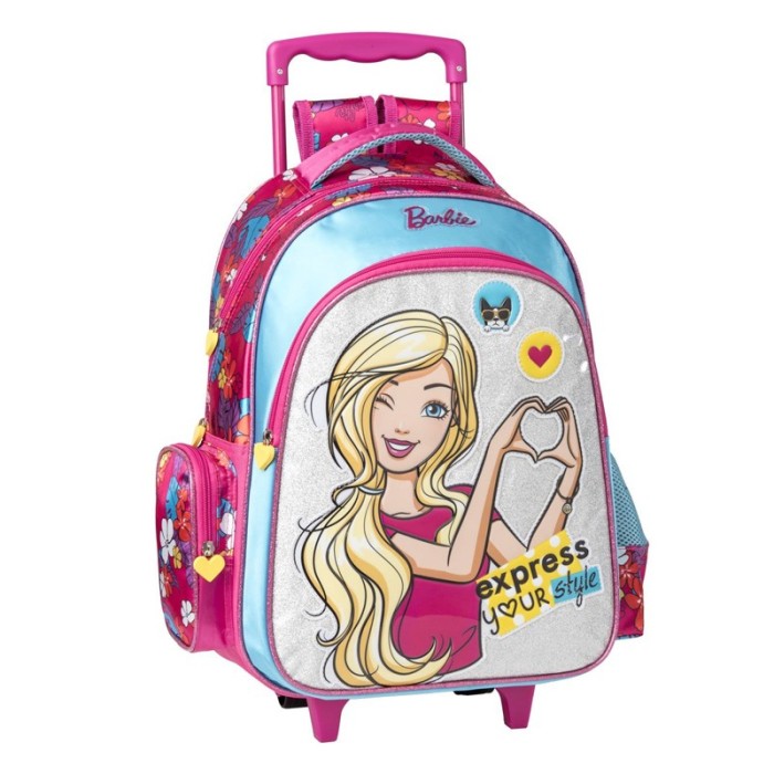 Ghiozdan fetite tip troler Barbie, 35 x 45 x 12 cm Ghiozdan fetite tip troler Barbie, 35 x 45 x 12 cm