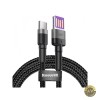 Cablu Date si Incarcare USB-A - USB-C Baseus Cafule HW Quick Charging 40W 1m Gri CATKLF-PG1