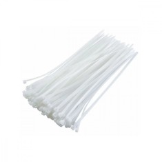 Colier plastic alb, 8x400,100 bucati, VARGO V-701281 Innovative ReliableTools foto