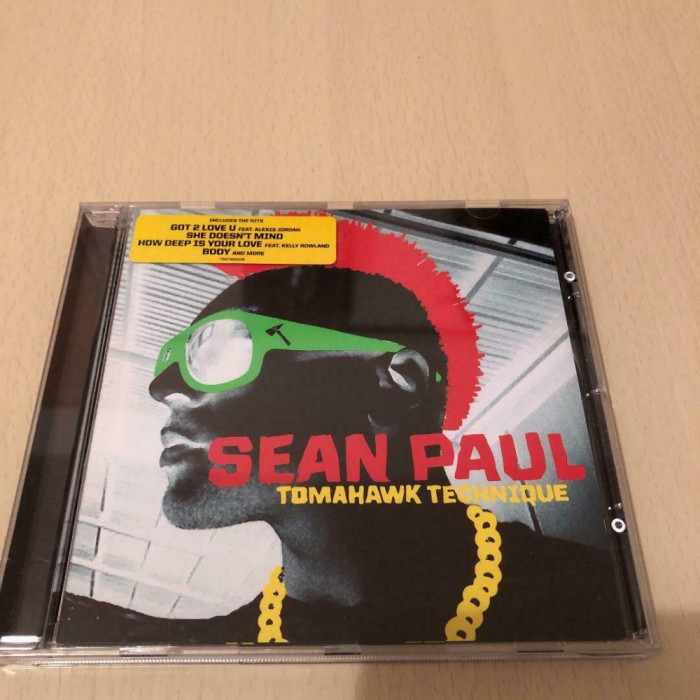 Sean Paul - Tomahawk Technique CD original 2012 Comanda minima 100 lei