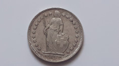 Elvetia , 1/2 Franc 1957 foto