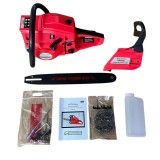 Drujba pe benzina Super Power Plus Red Edition, 9.8 CP, lama 40 cm + lant 32 dinti, eficienta maxima