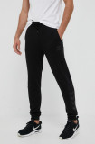 Hummel pantaloni de trening culoarea negru, cu imprimeu